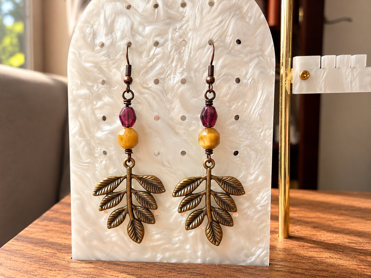 Golden Bough Earrings