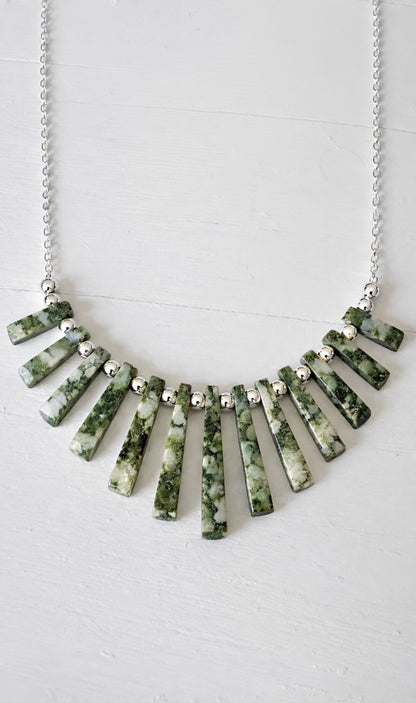 Radiant Earth- Fan Necklace Collection