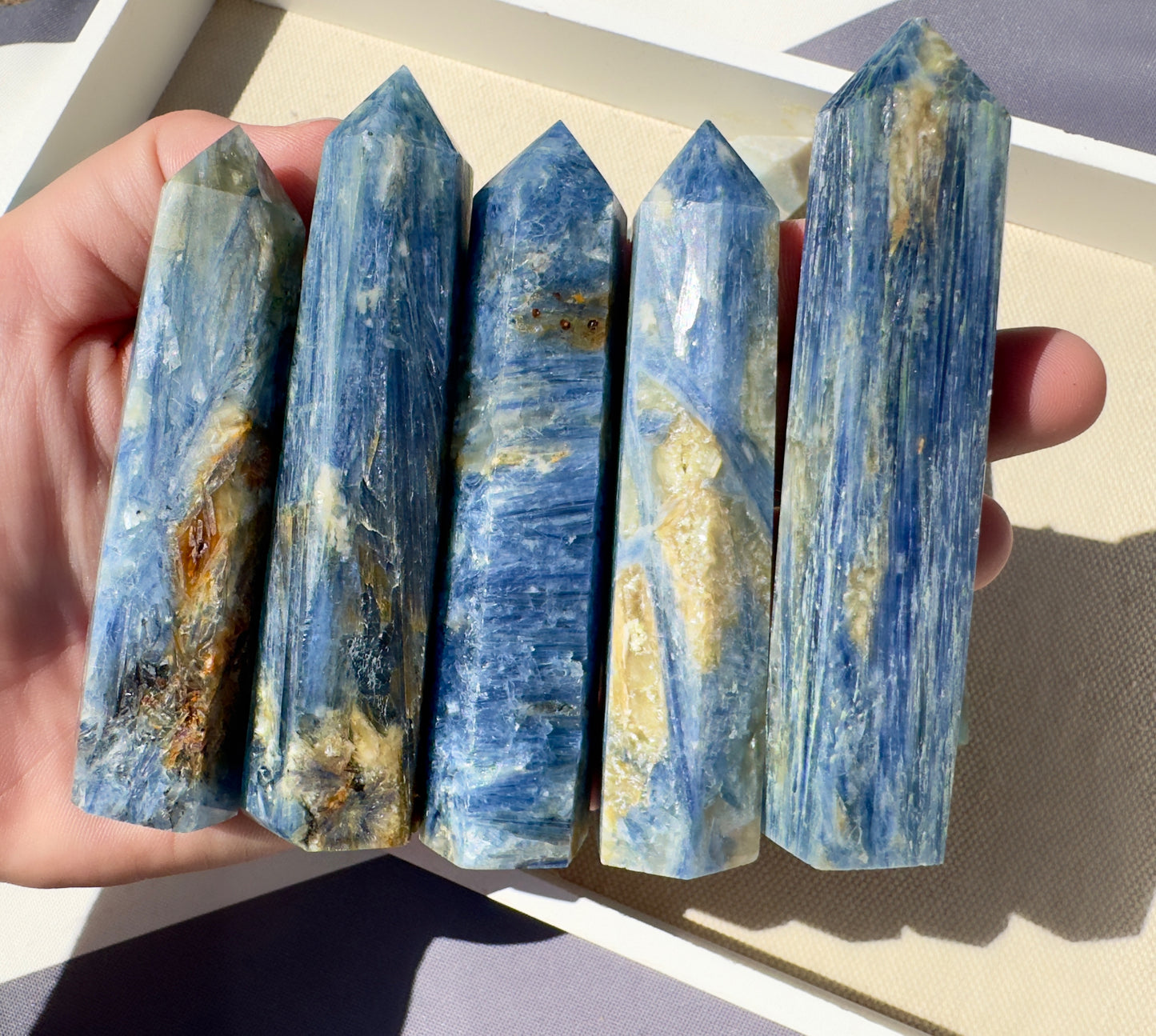 Blue Kyanite Towers