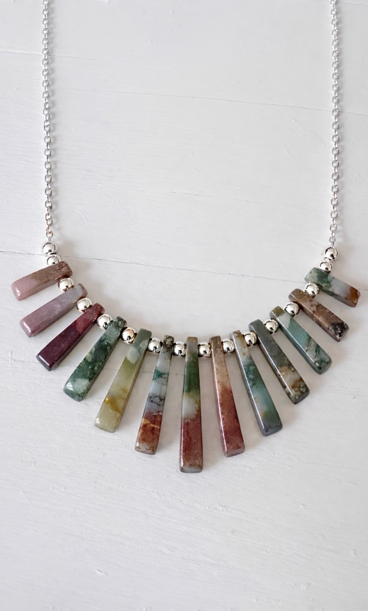 Radiant Earth- Fan Necklace Collection