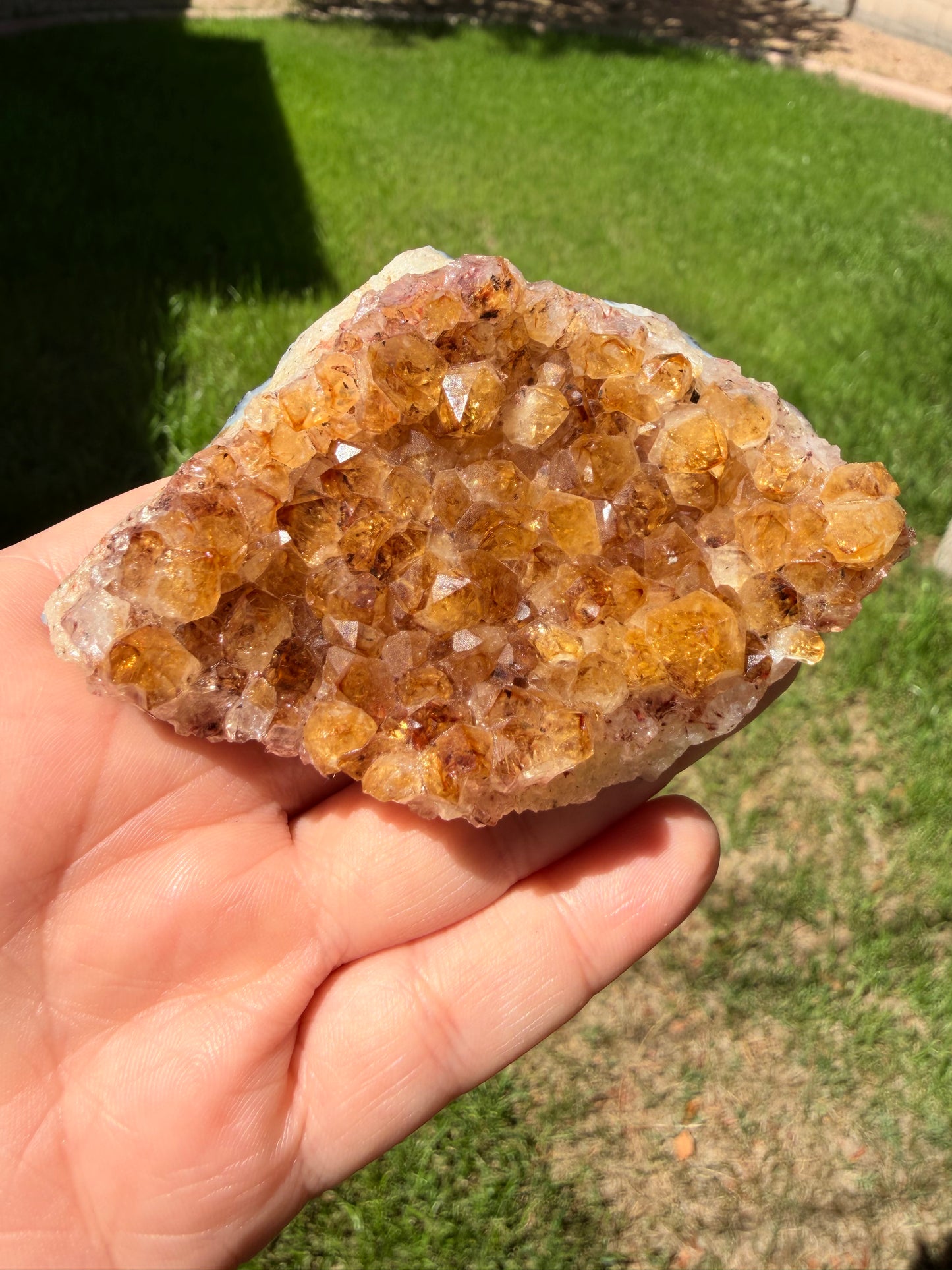 Golden Citrine Cluster