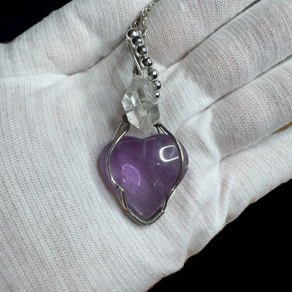 Divine Connection- Wire Wrapped Pendant