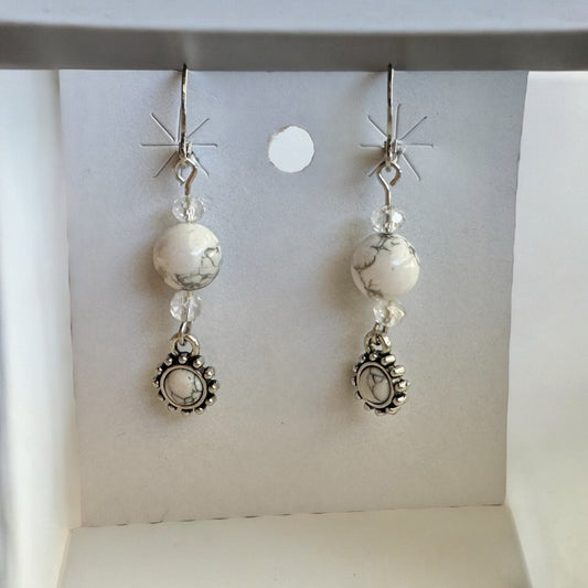 Dianty Leverback Gemstone Earrings