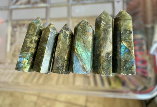 B grade Labradorite Towers