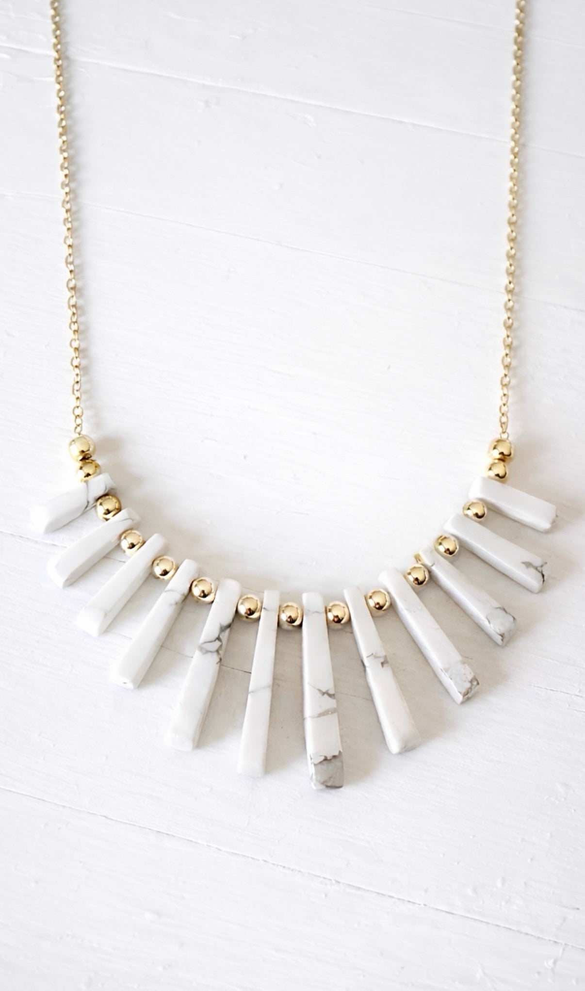 Radiant Earth- Fan Necklace Collection