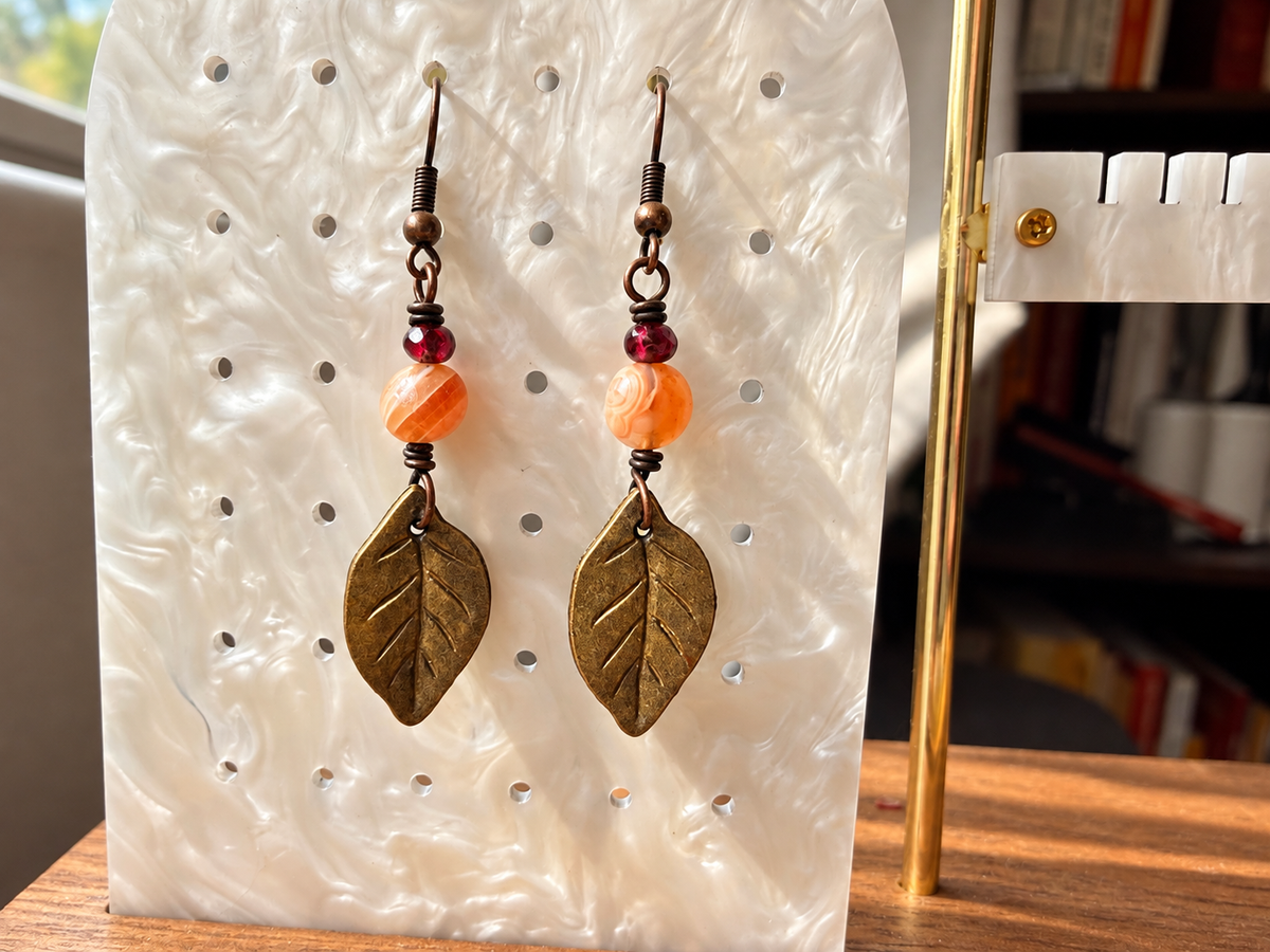 Cider and Wine Earrings
