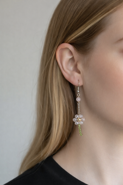 Cherry Blossom Flower Earrings