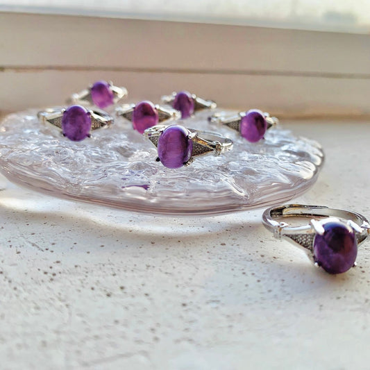 Charoite Rings