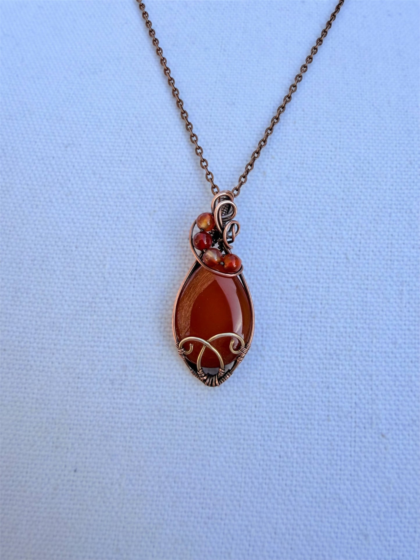 Year of the Fire Horse Collection: Agate & Carnelian Pendants