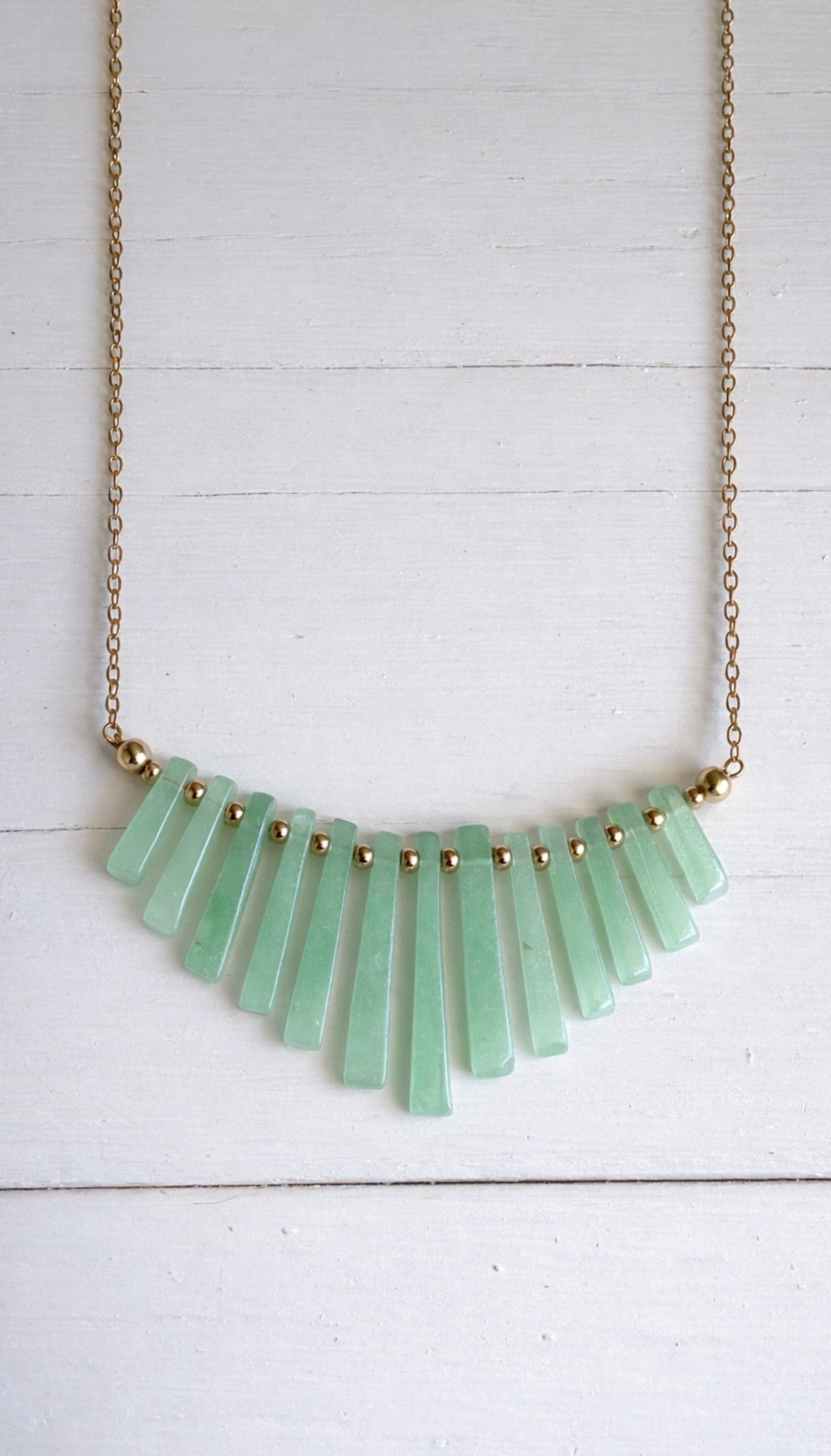 Radiant Earth- Fan Necklace Collection