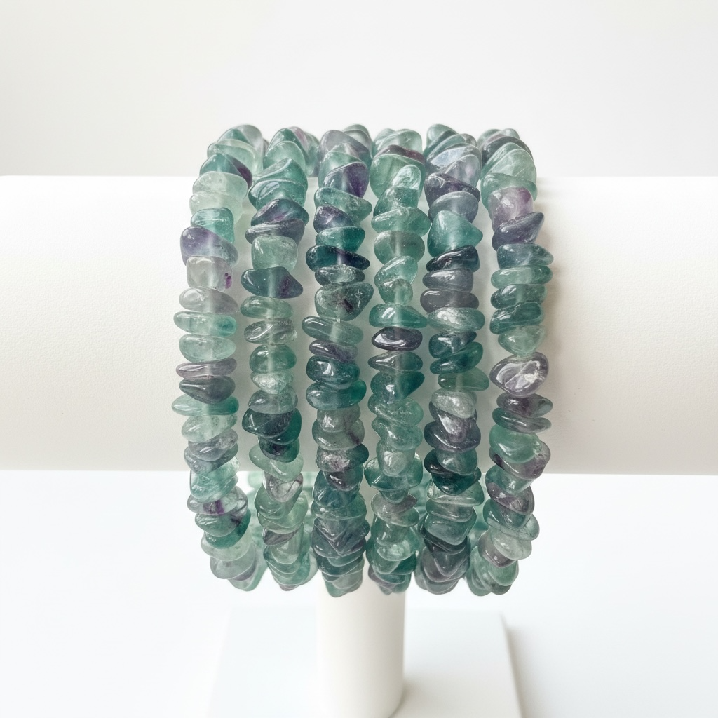 Fluorite Chips Bracelet