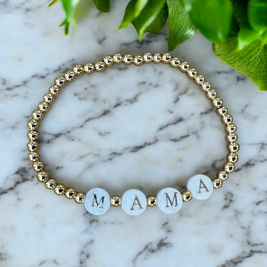 Mother of Pearl Mama Bracelet