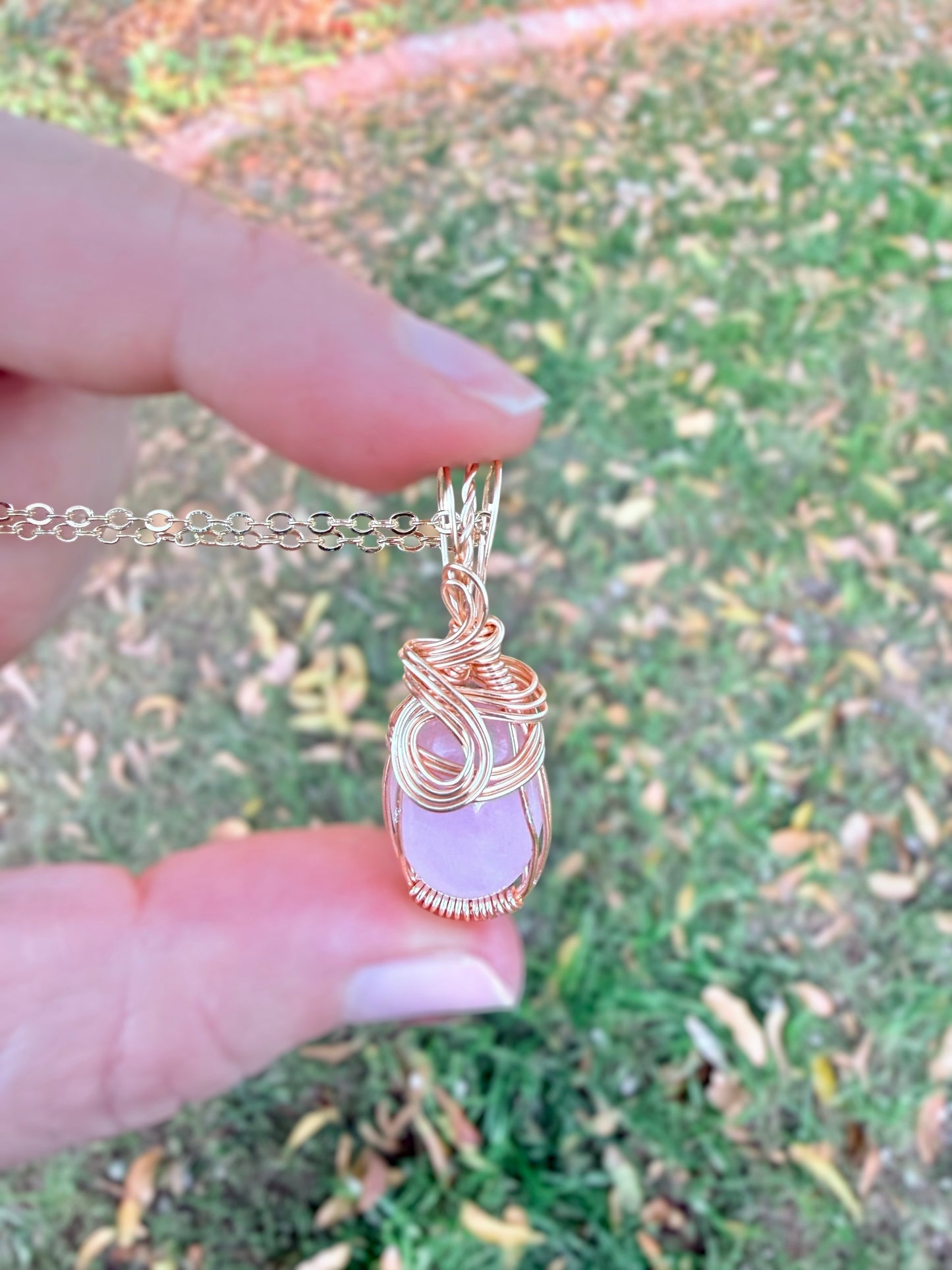 Gentle Reset- Mini Wire Wrapped Necklace