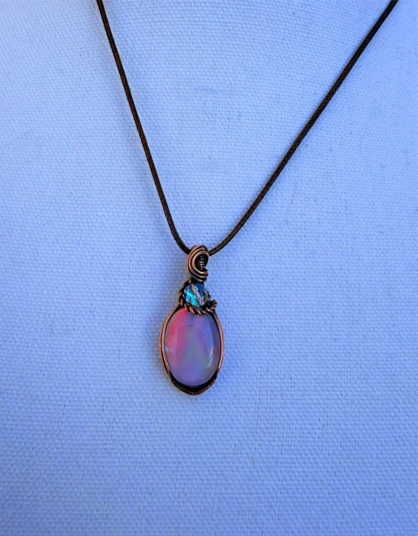 Aura Opal Doublet Pendants