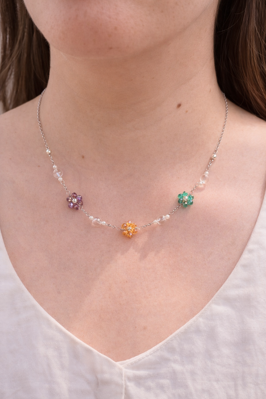 Blooming Flowers Necklace