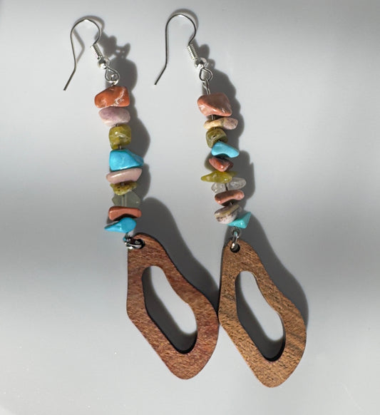 Mixed Gemstone Earrings