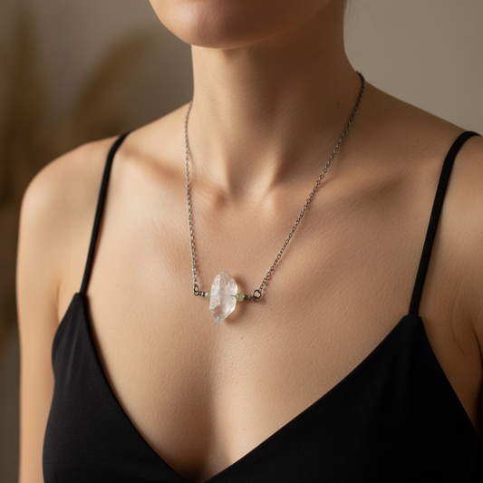 Diamond Point Collection: Quartz + Prehnite