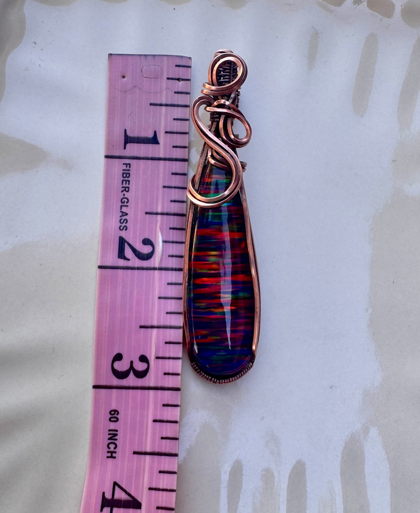 Triple-Layer Lab-Created Opal Composite