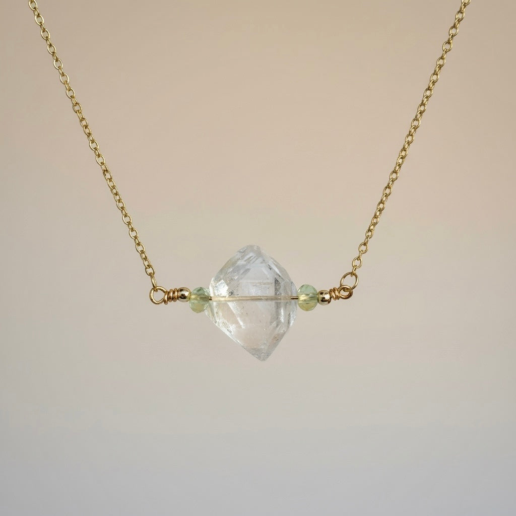 Diamond Point Collection: Quartz + Prehnite