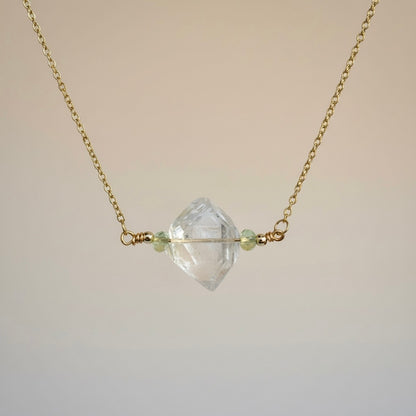 Diamond Point Collection: Quartz + Prehnite