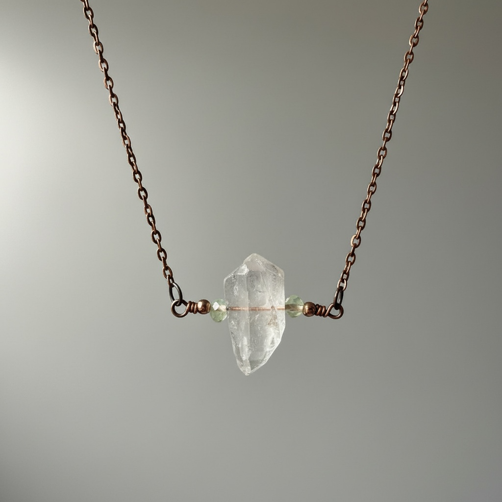 Diamond Point Collection: Quartz + Prehnite