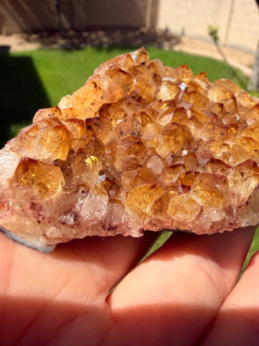 Golden Citrine Cluster