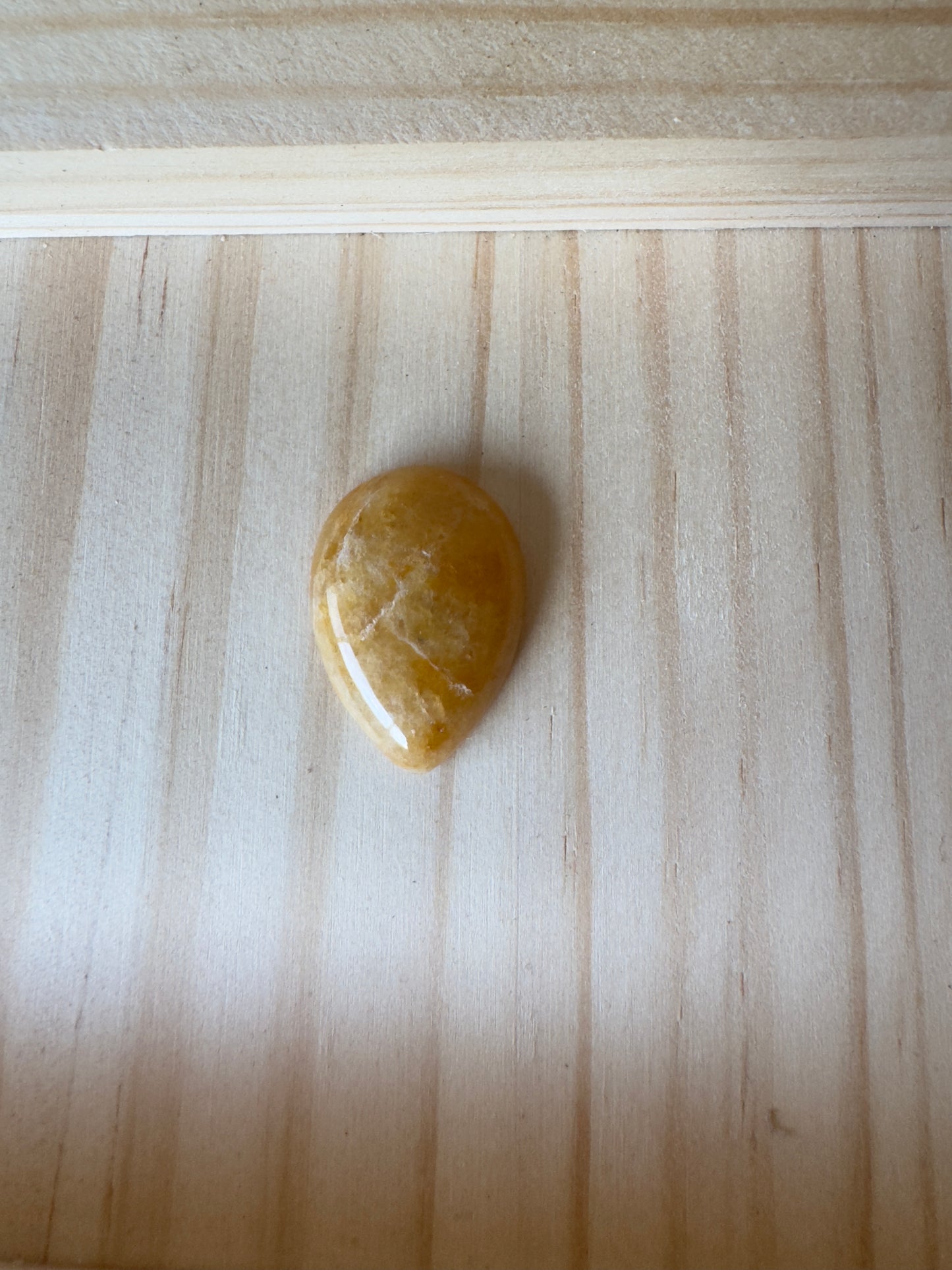 Yellow Aventurine Teardrop Magnet