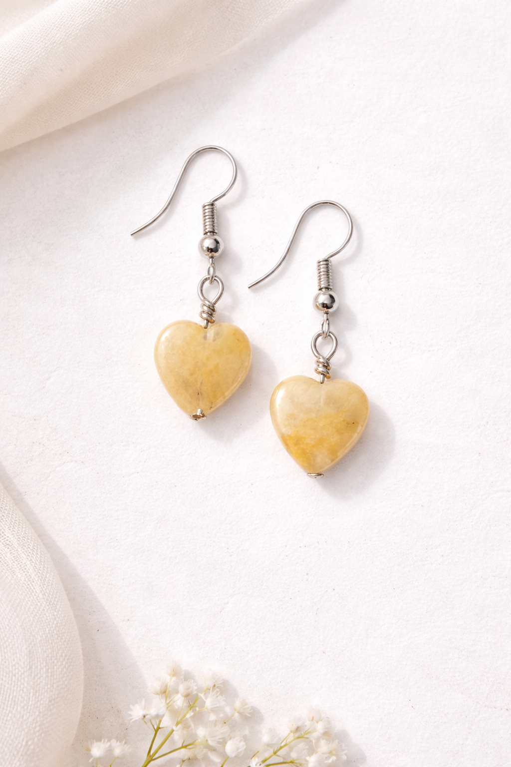 Golden Heart Earrings