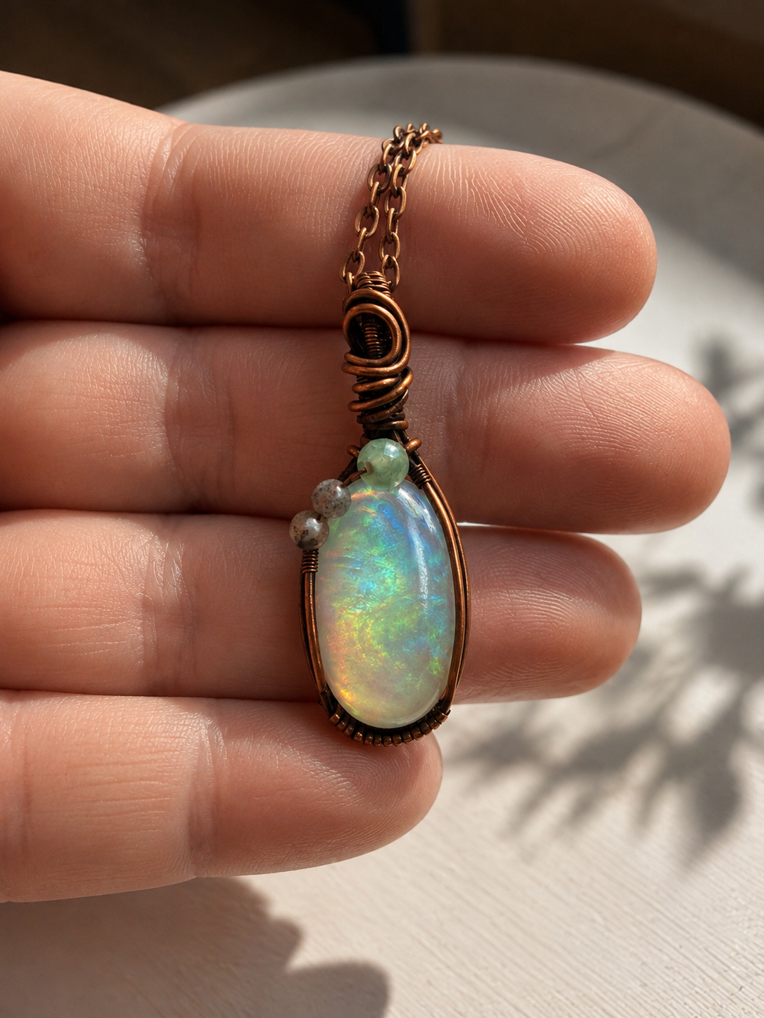 Aura Opal Doublet Pendan