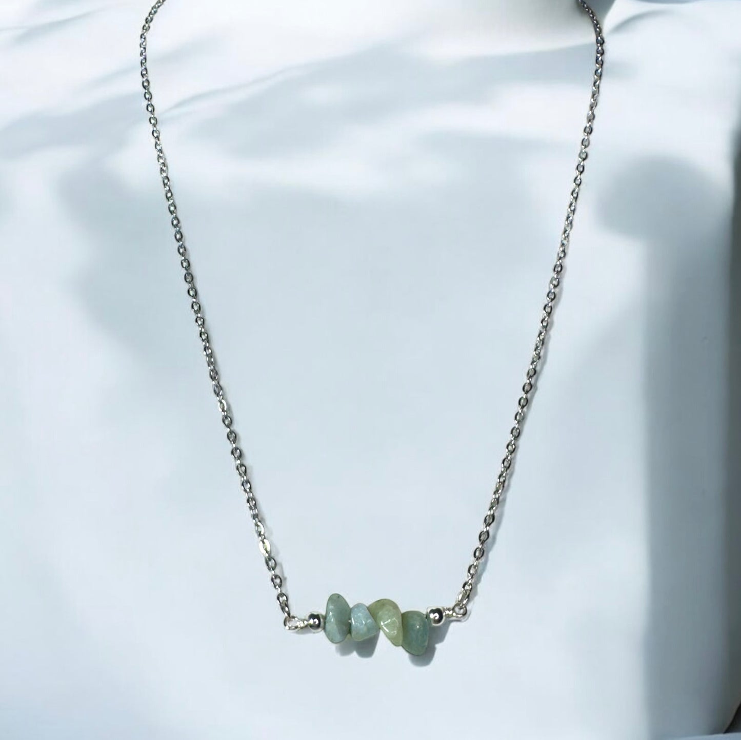 Prehnite Numerology Necklace – Grounded in Love & Intuition