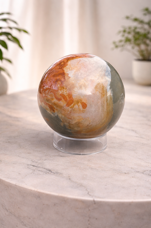 Polychrome Jasper Sphere