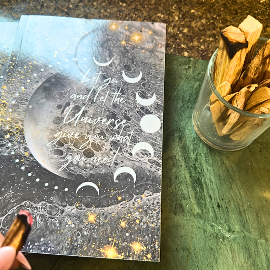 Moon Phase Journal + Palo Santo Stick