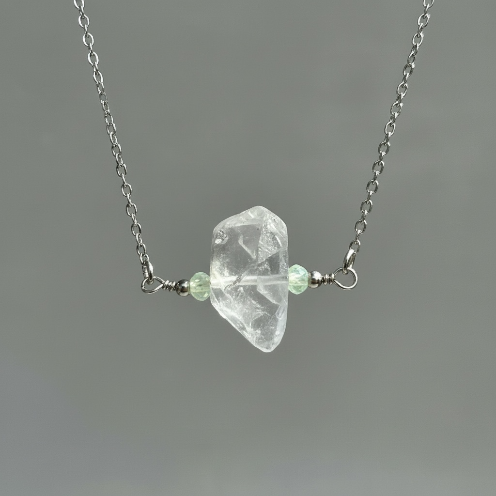 Diamond Point Collection: Quartz + Prehnite
