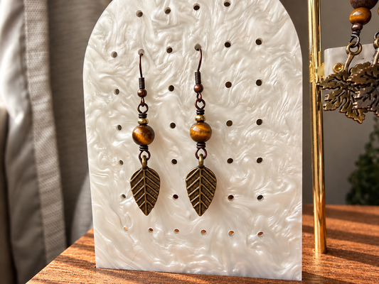 Sunlit Oak Earrings