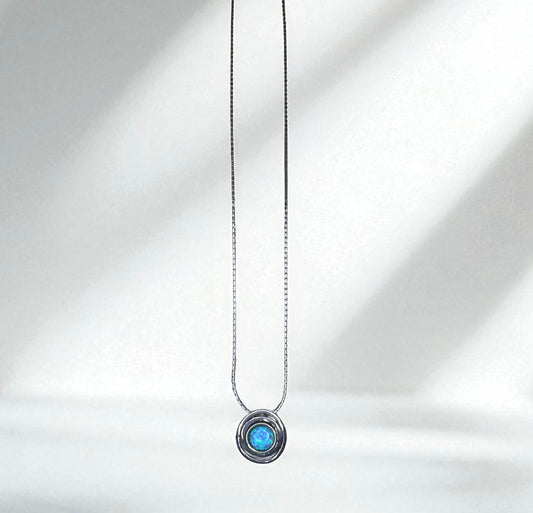 Bili Of Tel Aviv Sterling Silver Opal Necklace