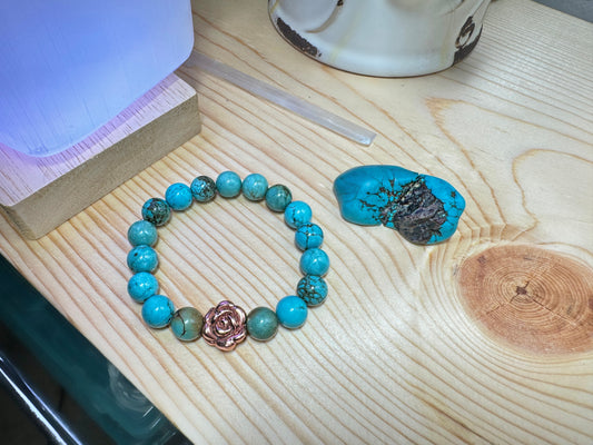 Authentic Copper & Turquoise Bracelet