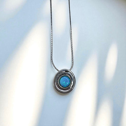 Bili Of Tel Aviv Sterling Silver Opal Necklace