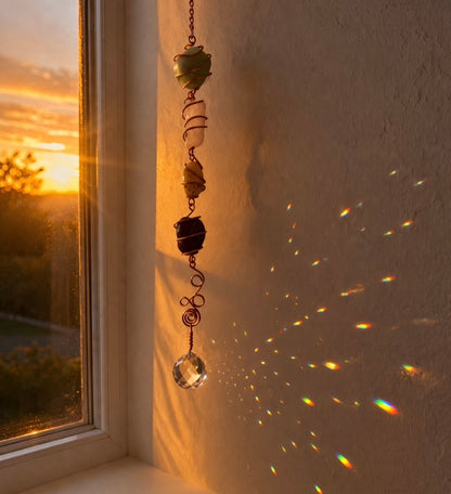 Copper Energy Flow Suncatcher