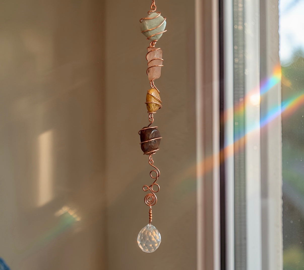 Copper Energy Flow Suncatcher