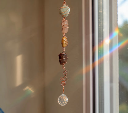 Copper Energy Flow Suncatcher