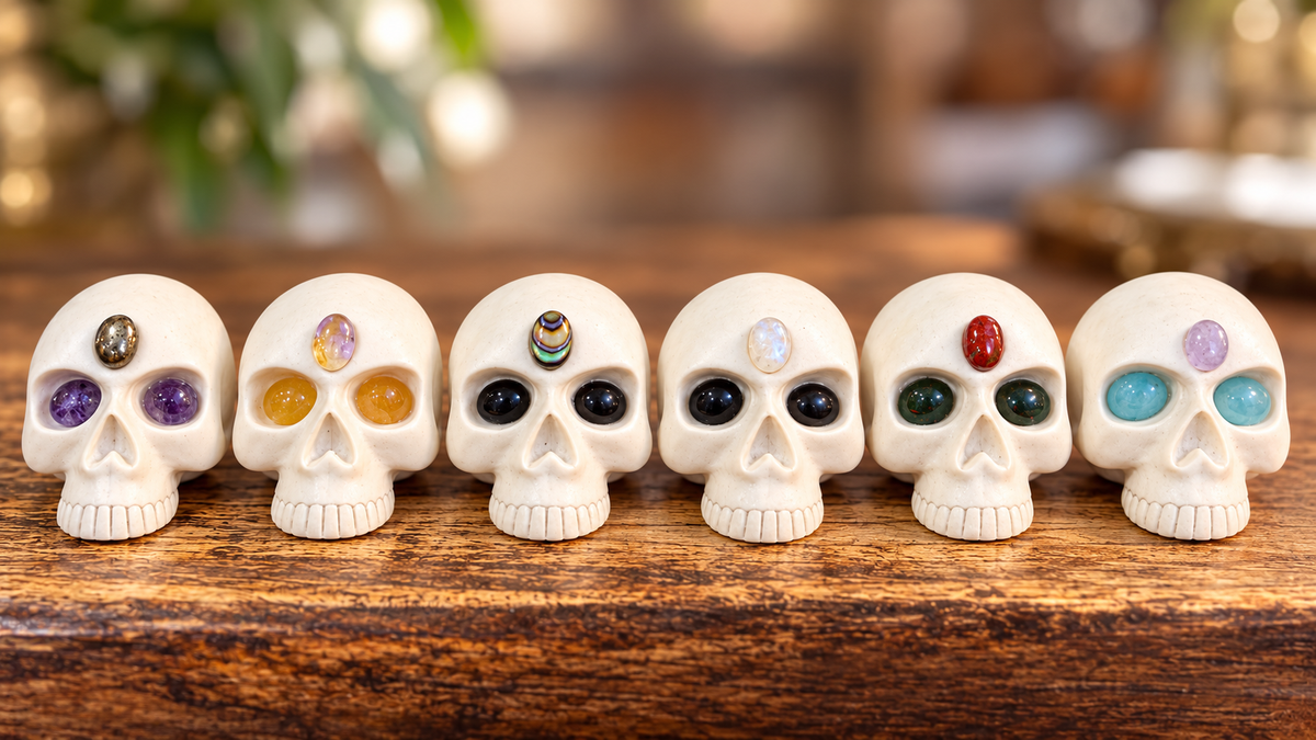 Immortal Consciousness- Gemstone Skulls