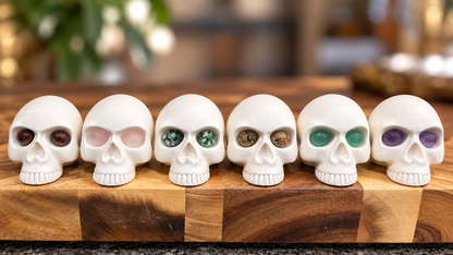 Beyond Sight- Gemstone Skulls