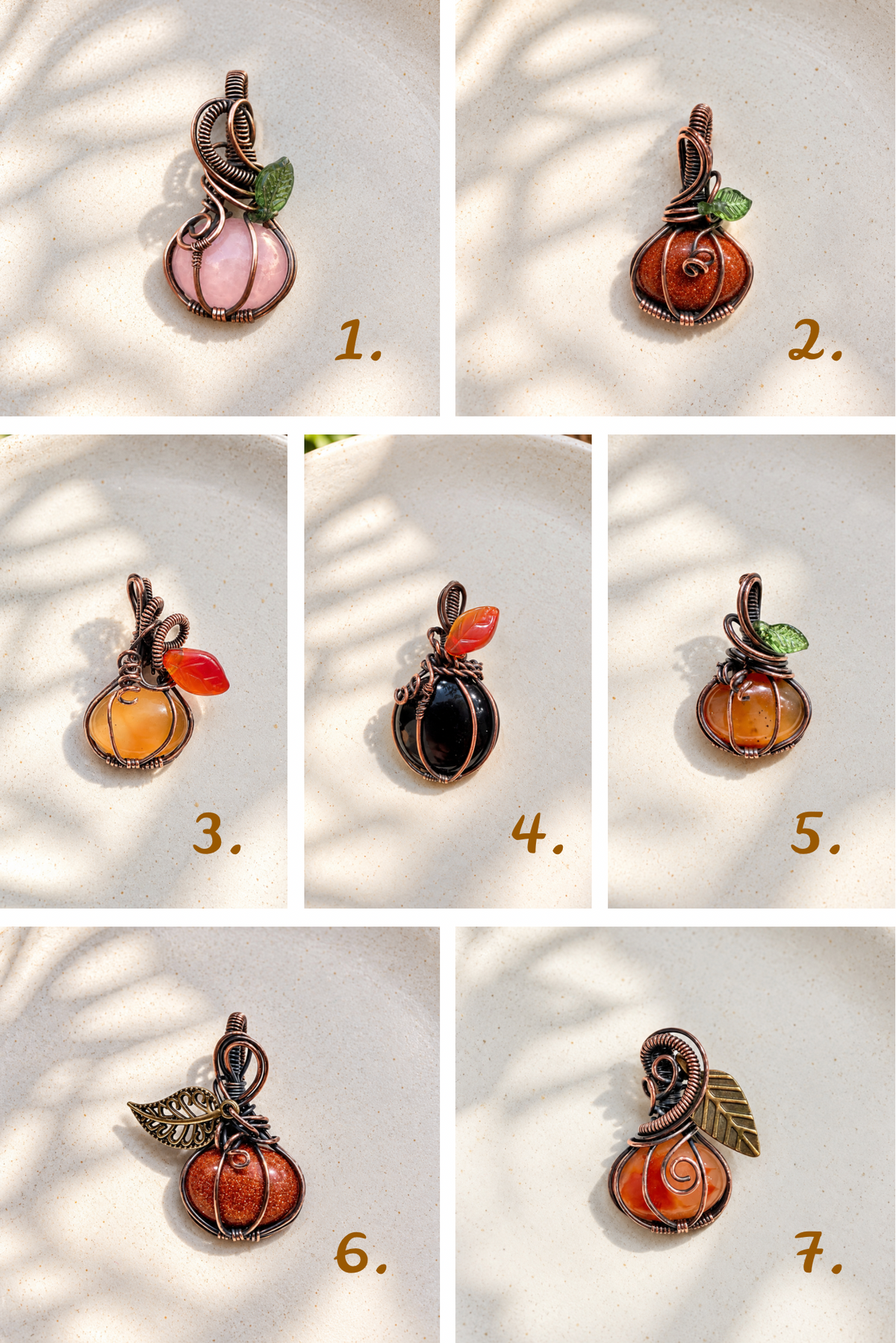 Pumpkin Pendants