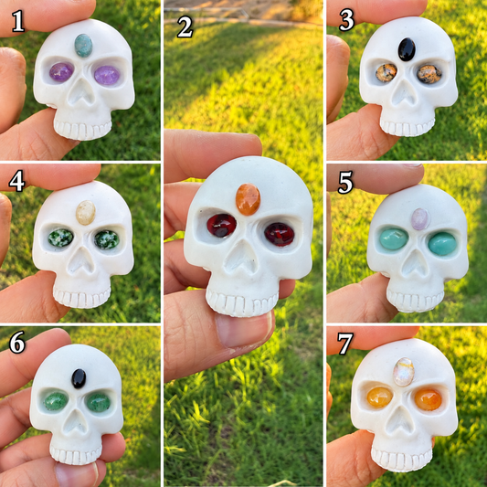 Immortal Consciousness- Gemstone Skulls