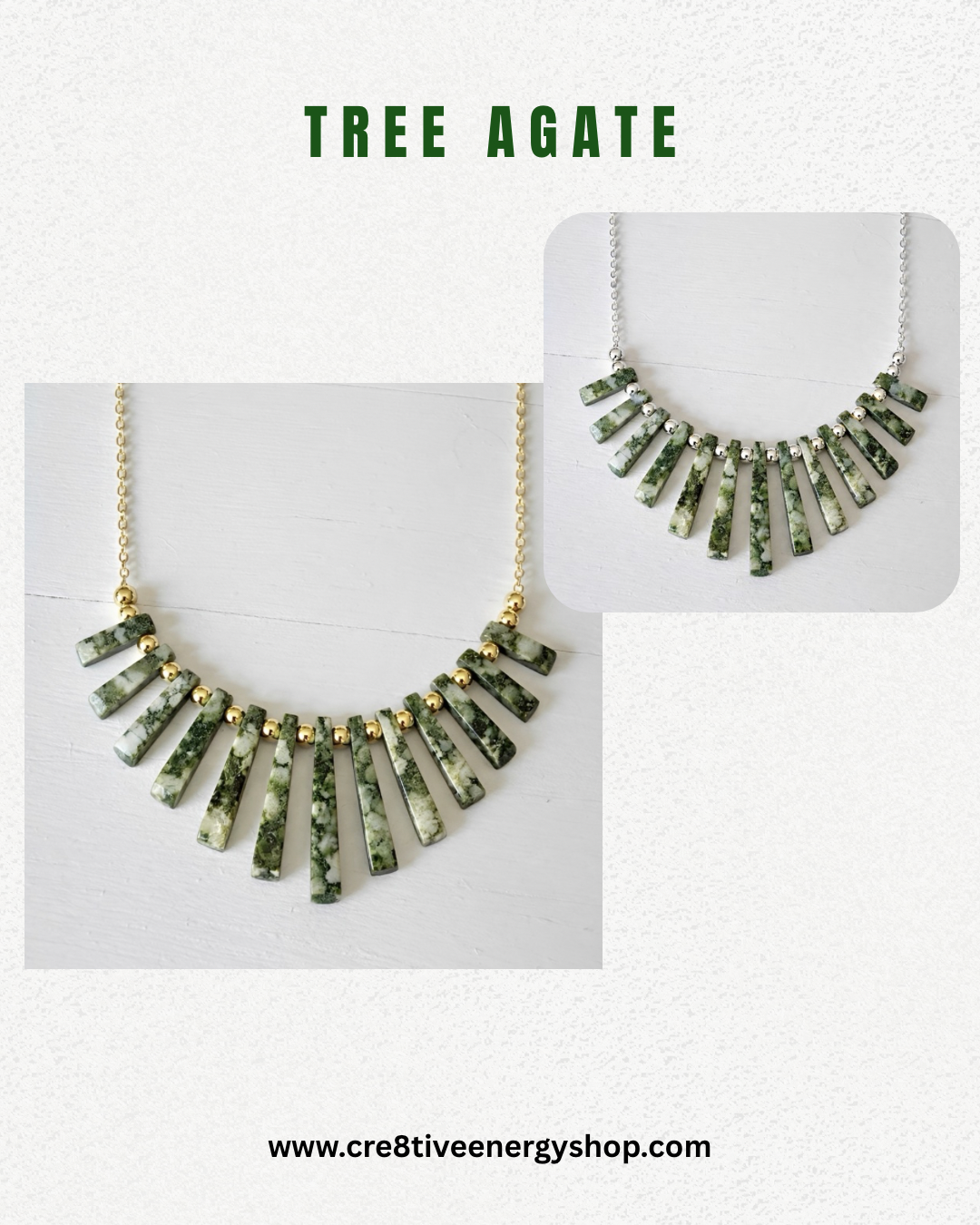 Radiant Earth- Fan Necklace Collection