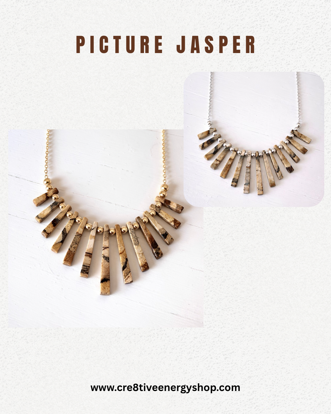 Radiant Earth- Fan Necklace Collection