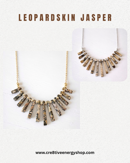 Radiant Earth- Fan Necklace Collection