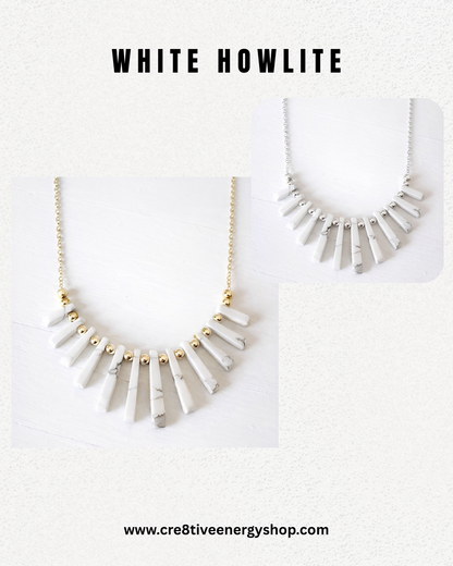 Radiant Earth- Fan Necklace Collection