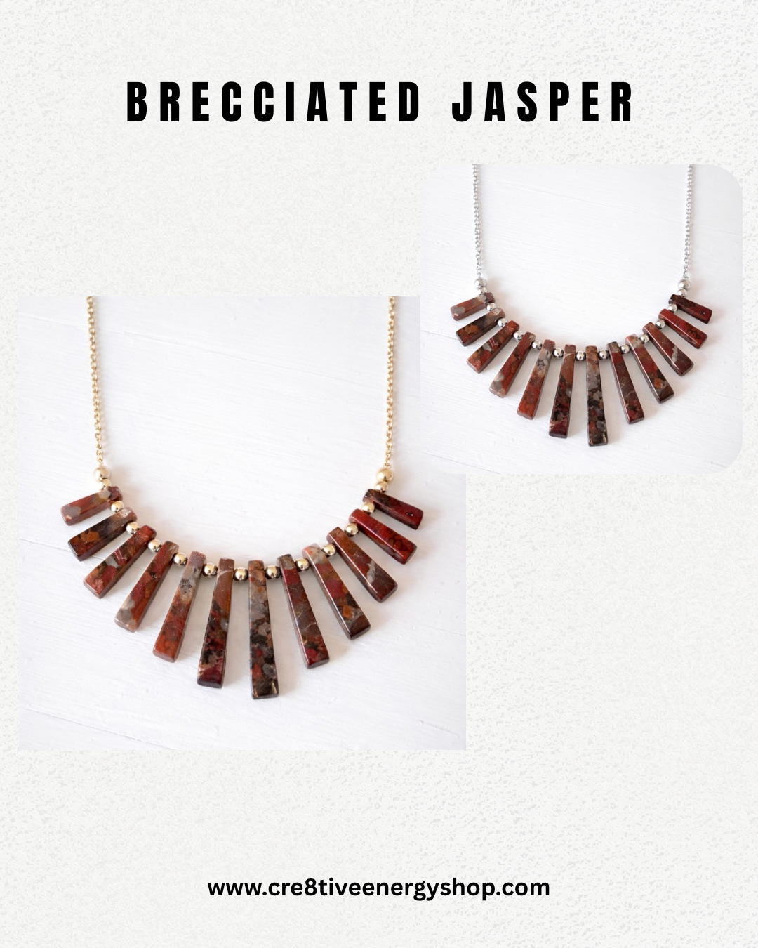 Radiant Earth- Fan Necklace Collection