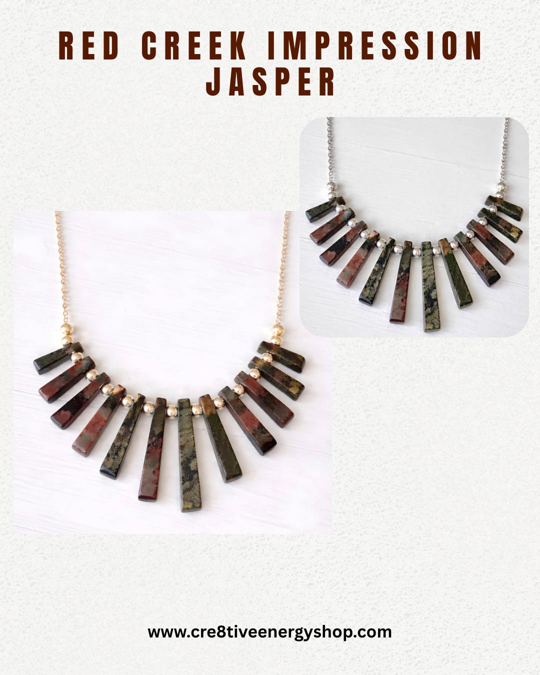 Radiant Earth- Fan Necklace Collection